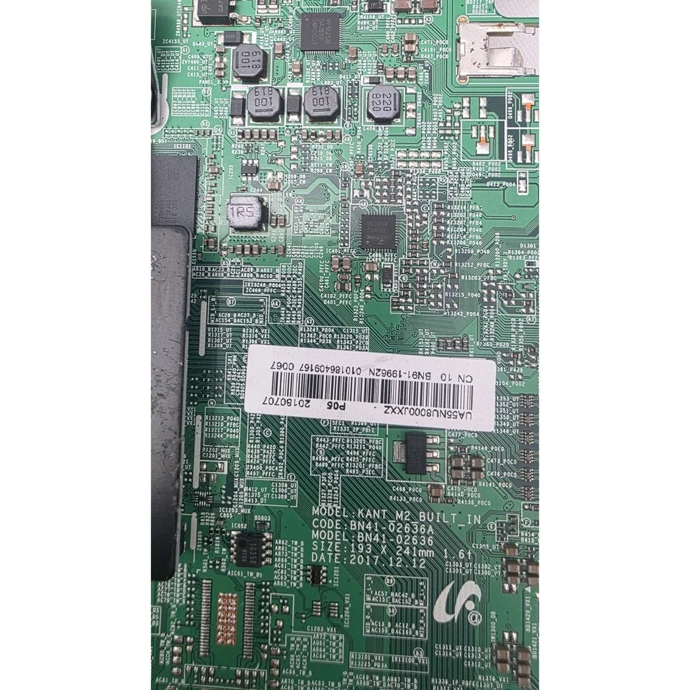 BN91-19962N Samsung Main Board for UA55NU8000JXXZ